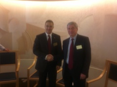 20 September 2012 Speaker Stefanovic and Russian State Duma Deputy Speaker Melnikov